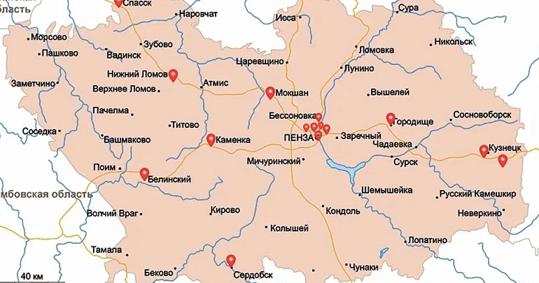 Электрозарядная инфраструктура Пензенской области